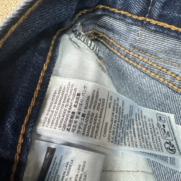 Levi’s 505 Jeans Blue Pockets Men’s Size 30x30 NWT - Picture 9 of 13